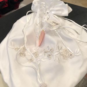 Wedding card bag with beading